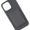 Silicone case with card slot black