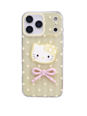 Adorable Hello Kitty Girly Phone Case for iPhone 17 Pro Max